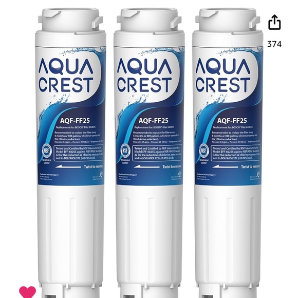 Bosch / Miele Refrigerator Water Filters - New in Box, Sealed - Picture 1 of 7